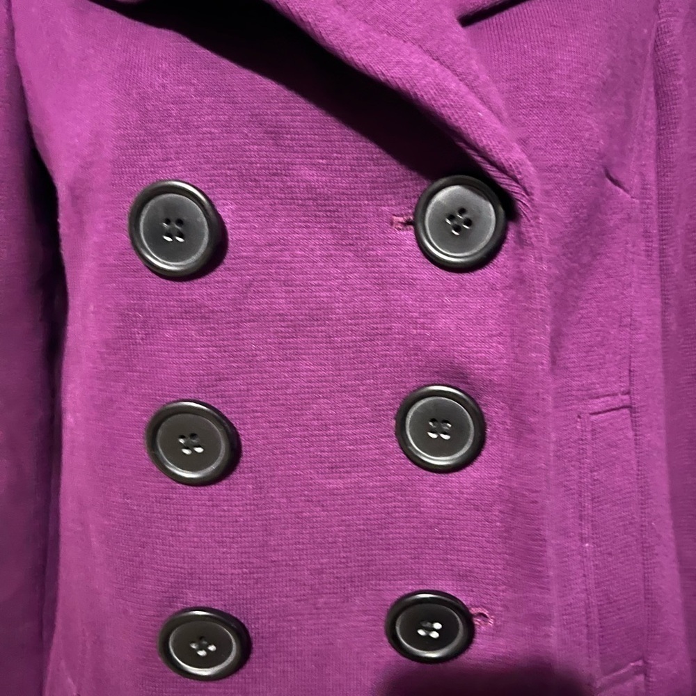 Inc purple jacket small double breasted - Picture 3 of 12